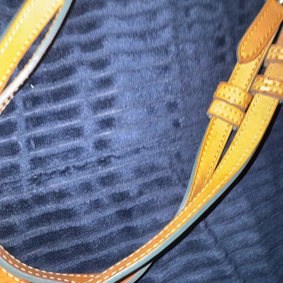 Dooney & Bourke Cream Multicolor Logo Tote - Picture 4 of 6